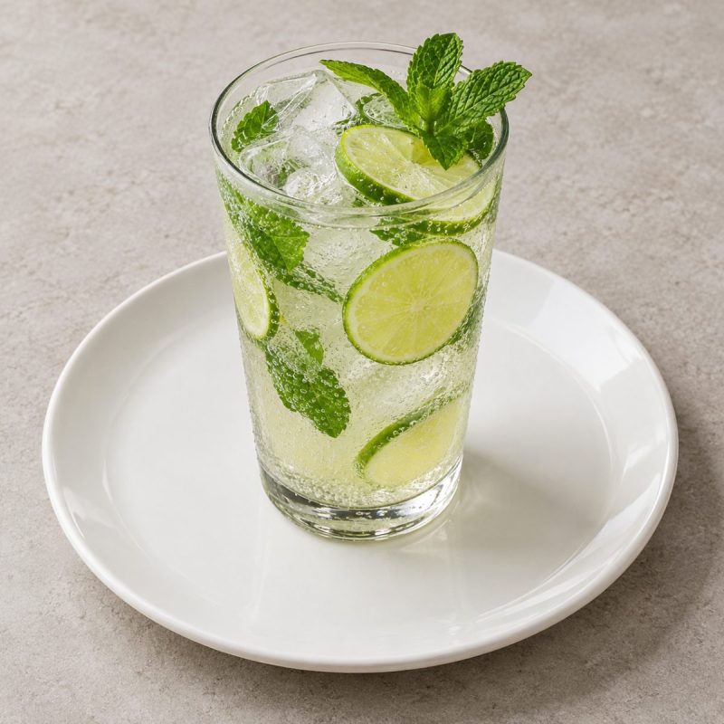 Fresh Lime with Soft Drink