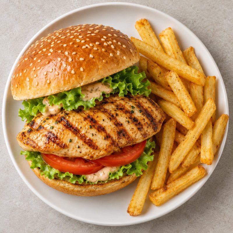 Grilled Chicken Breast Burger