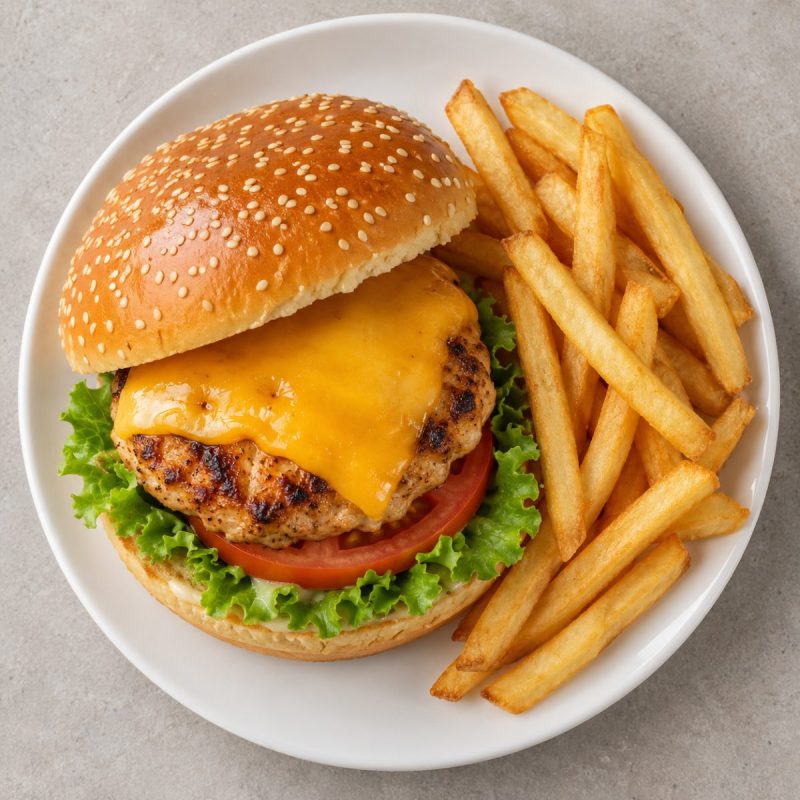 Chicken Cheese Burger