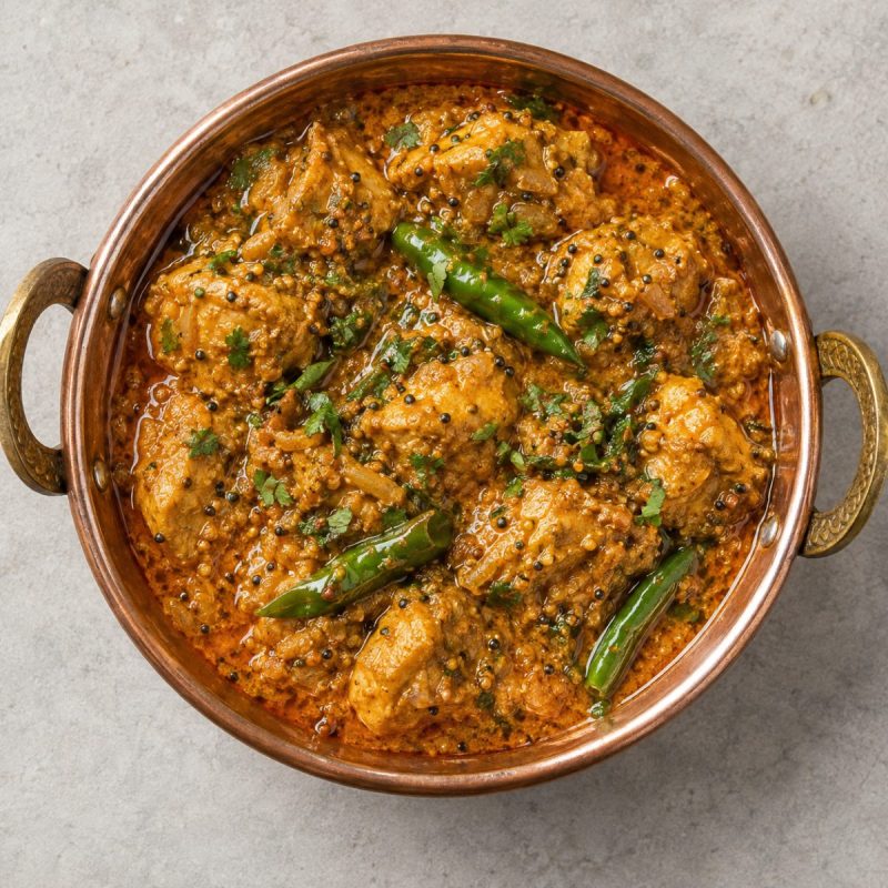 Boneless Chicken Achari Handi